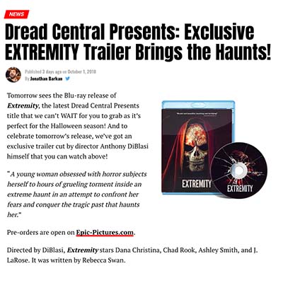 Dread Central Presents: Exclusive EXTREMITY Trailer Brings the Haunts!